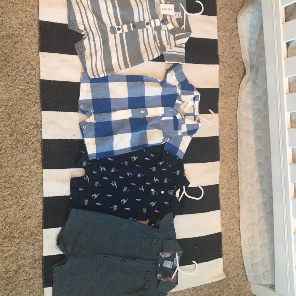 Carters baby boy 9 month onesie outfits